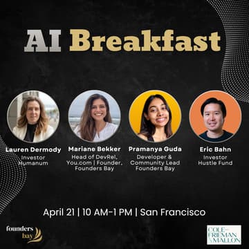 Cover Image for AI Breakfast hosted by Founders Bay