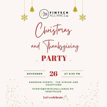 Cover Image for FinTech Alliance.Ph Christmas and Thanksgiving Party