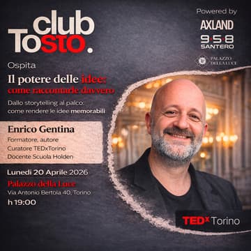 Cover Image for Il potere delle idee: dallo storytelling al palco – con Enrico Gentina