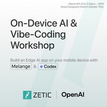 Cover Image for On-Device AI App Vibe Coding Workshop with Codex (ft. OpenAI)