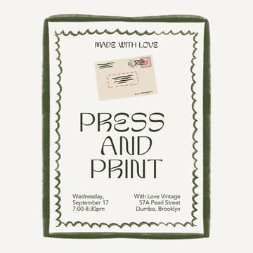 Cover Image for Made With Love: Press and Print