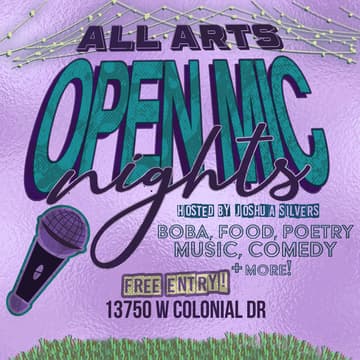 Cover Image for All Arts Open Mic Night w/ Joshua Silvers