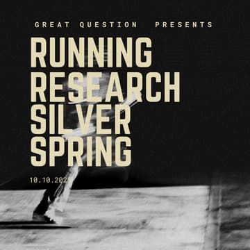 Cover Image for Running Research: Silver Spring