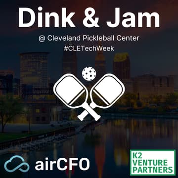 Cover Image for #CLETechWeek Pickleball Dink & Jam, presented by airCFO and K2VP