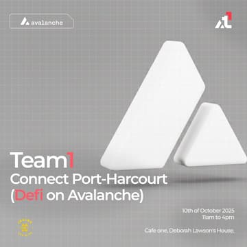 Cover Image for Team1 Connect, Port-Harcourt (Defi on Avalanche)