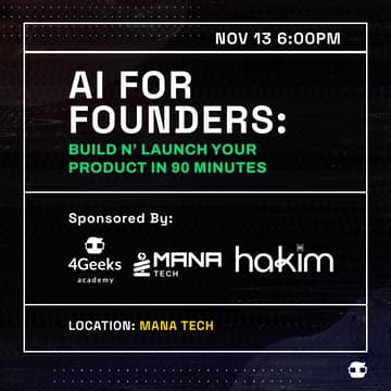 Cover Image for AI for Founders: Build n’ Launch Your Product in 90 Minutes