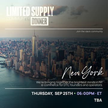 Cover Image for Limited Supply | New York Meetup