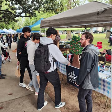 Cover Image for Table with Strong SacTown at ECOS Earth Day Fair