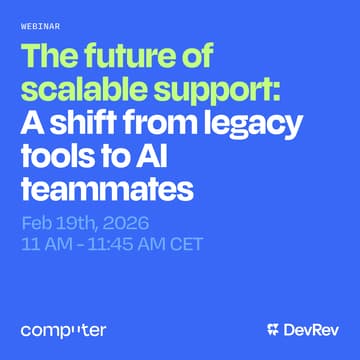 Cover Image for The future of scalable support: A shift from legacy tools to AI teammates