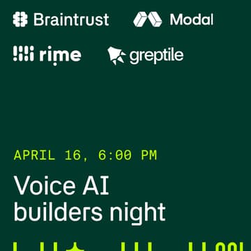 Cover Image for Voice AI builders night