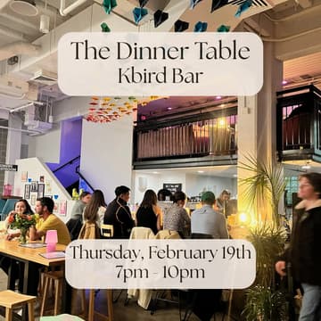 Cover Image for The Dinner Table: Cocktail Making Class at Kbird Bar (DC)