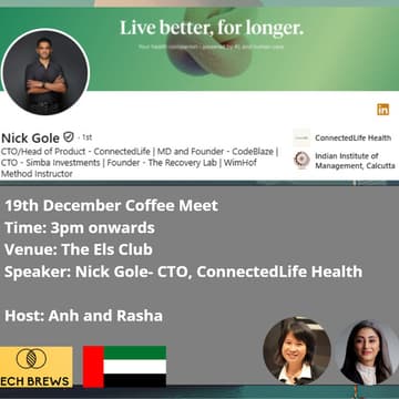 Cover Image for Dubai Health/Bio Coffee Club
