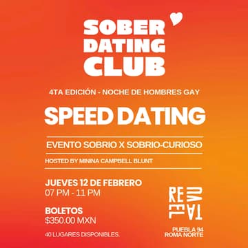 Cover Image for 🧡 Sober Dating Club Speed Dating · Edición San Valentín