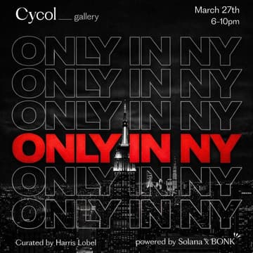 Cover Image for Cycol Gallery Presents: Only In NY