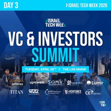 Cover Image for VC & Investors Summit at Israel Tech Week Miami 2026