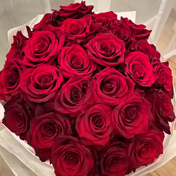 Cover Image for Vörös rózsacsokor - 20 szálas