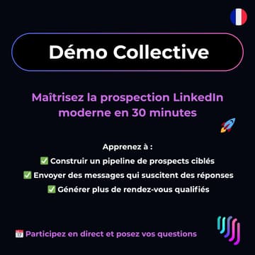 Cover Image for Démo Walego - Maîtrisez la prospection LinkedIn moderne en 30 minutes