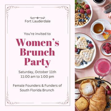Cover Image for Female Founders & Funders of South Florida Brunch