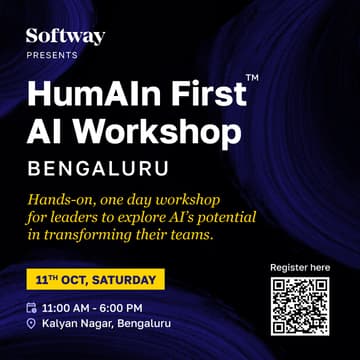 Cover Image for HumAIn First AI Workshop Bengaluru