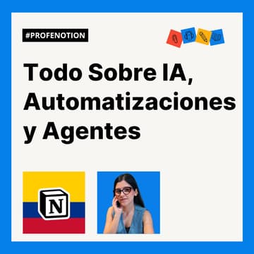 Cover Image for Profe Notion: Todo sobre IA, Automatizaciones y Agentes