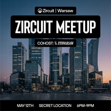 Cover Image for Zircuit Meetup | Warsaw 2026