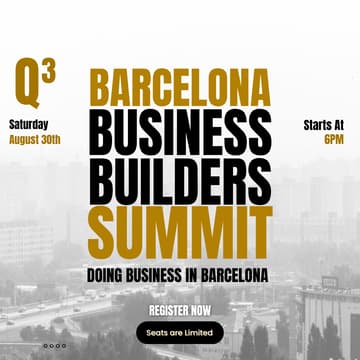 Cover Image for Barcelona Business Builders Summit Q3