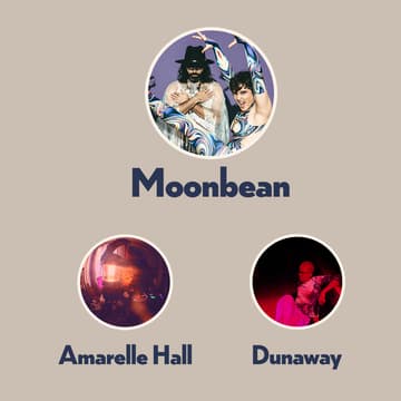 Cover Image for MOONBEAN, Amarelle Hall & Dunaway | Live at CoQuest