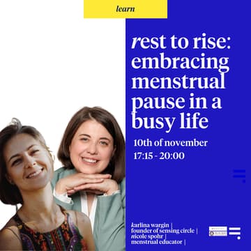 Cover Image for Rest to Rise: Embracing Menstrual Pause in a Busy Life