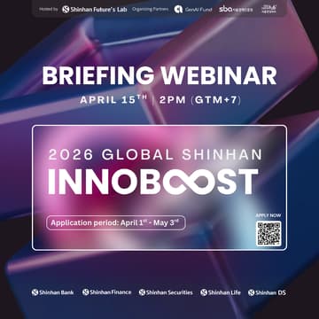 Cover Image for [Briefing Webinar] Shinhan Global Innoboost 2026
