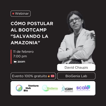 Cover Image for Webinar Informativo: Conoce como postular al Bootcamp "Salvando la Amazonia"