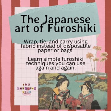 Cover Image for The Japanese Art Of Furoshiki: Fabric Wrapping & Carrying Workshop