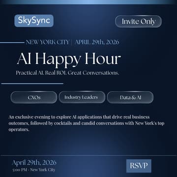Cover Image for SkySync - NYC Agentforce World Tour Happy Hour 2026