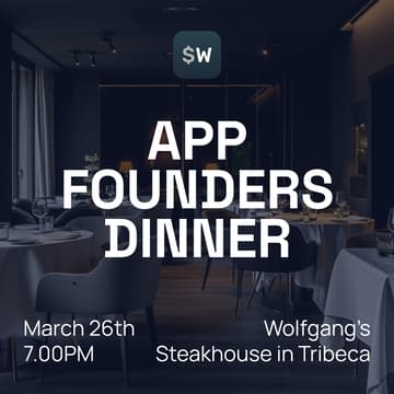 Cover Image for App Founders Dinner – NYC