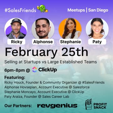 Cover Image for Selling at Startups vs Large Teams at Big Companies