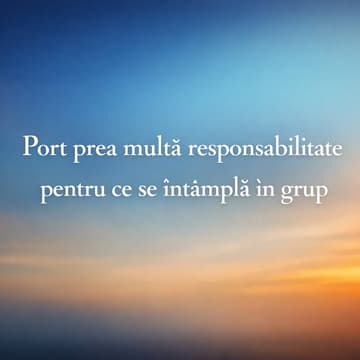 Cover Image for Group coaching: ”Port prea multă responsabilitate pentru ce se întâmplă în grup”