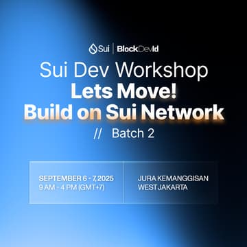 Cover Image for Sui Dev Workshop Batch 2