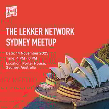 Cover Image for The Lekker Network: First Sydney meet-up