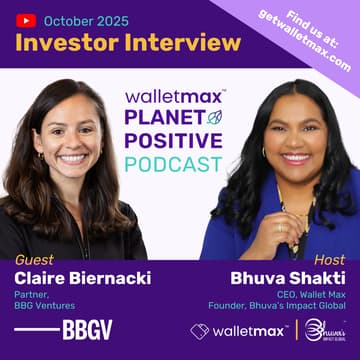 Cover Image for Wallet Max Planet Positive Podcast with Investor Claire Biernacki