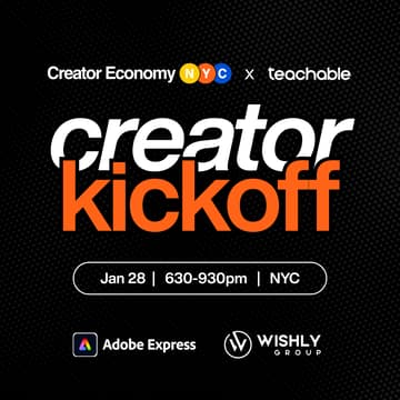 Cover Image for Creator Economy NYC 2026 Kickoff: Same City, New Year