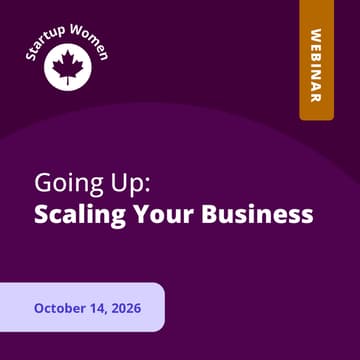 Cover Image for Going up: Scaling Your Business | Startup Women 2026