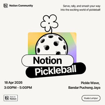 Cover Image for Notion Pickleball