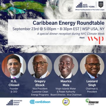 Cover Image for Caribbean Energy Roundtable @ Climate Week NYC