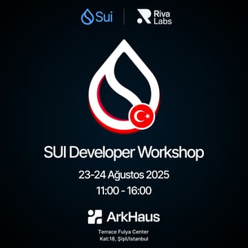 Cover Image for Sui Move Workshop: 2 Günde Sıfırdan Çalışan Bir dApp’e