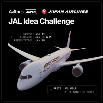 Cover Image for Aaltoes x Japan Airlines Idea Challenge