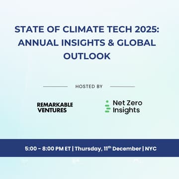 Cover Image for State of Climate Tech 2025: Annual Insights & Global Outlook