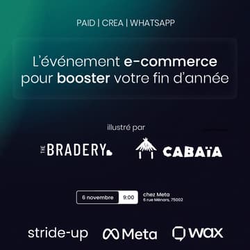 Cover Image for Stride-up et WAX vous donnent rendez-vous chez Meta