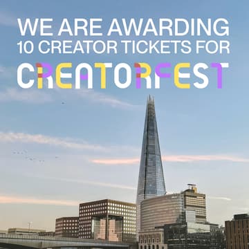 Cover Image for CreatorFest Tickets for 10 Creators
