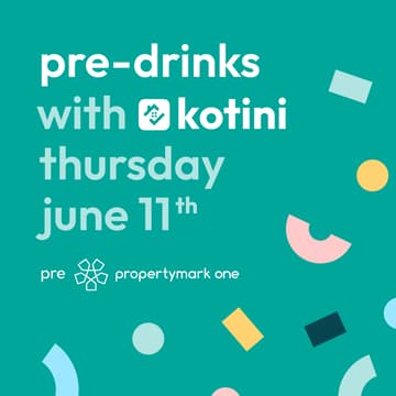 Cover Image for Propertymark One - Pre drinks with Kotini