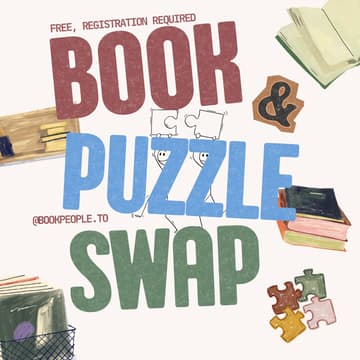 Cover Image for Book & Puzzle Swap!