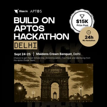 Cover Image for Build On Aptos Hackathon - Delhi Edition